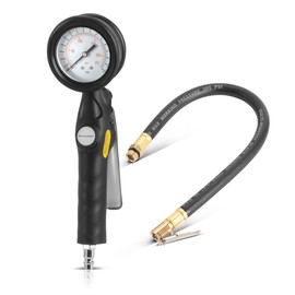 STAHLWERK Compressed Air Tyre Inflator Gun DRA-162 ST | Compressed Air Tyre Inflator with Pressure Gauge Measuring Range | 2-in-1 Tyre Pressure Gauge for Car, Truck, Motorcycle, Bicycle | Measuring