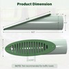 4 in. Green Angled Drainage Grate Yard Drain, Yard Drain