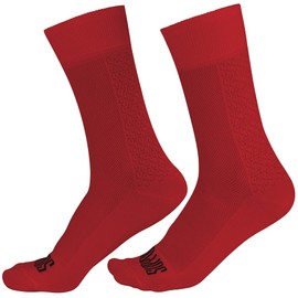 SUPPORT Mens Super Lightweight Cycling Socks Breathable Technology Non Slip Fiber Unisex Accessories for Cyclists Hiking Climbing Cycling Riding, red