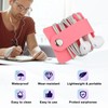 sourcing map Earbuds Holder Case, Earphone Wrap Headphone Case Cord