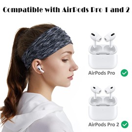 Linsaner Replacement Ear Tips for AirPods Pro and AirPods Pro 2 with Noise Reduction Hole, Comes with Cleaner Kit, Cleaning Clay, Portable Storage Box (M) 4 Pairs