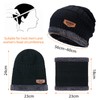 iTGOOS 1 Set Winter Knitted Beanie Hat with Winter Scarf