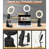 GerTong 5'' Laptop Selfie Ring Light with Stand, Mini Desk