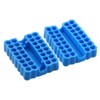 2 Pieces/Set 32 Holes Hex Shank Screwdriver Bits Holder Plastic