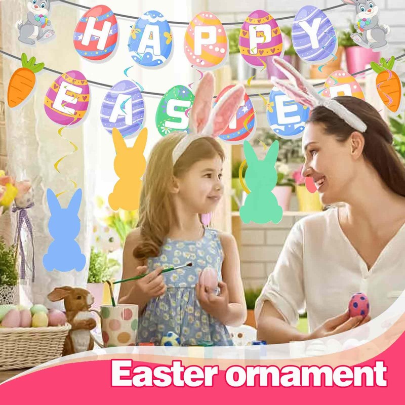 Easter Garland - Ultimate Easter Decoration for Hanging with Magnetic