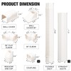 BEWAVE Mini Split Line Set Cover Kit, Decorative PVC Line