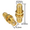 BOOBRIE SMA Connector SMAJ-SMAJ Expandable SMA Female Adapter Extension Connection