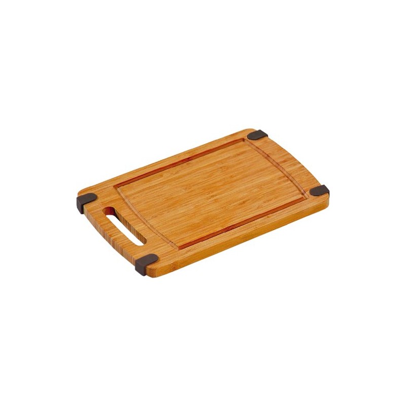 Kesper 50130 Chopping Board with Non-Slip Stop Bamboo 38 x