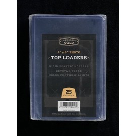 Cardboard Gold 4 x 6 Top Loaders (500ct - 20 Packs) - Next Generation Archival Protection