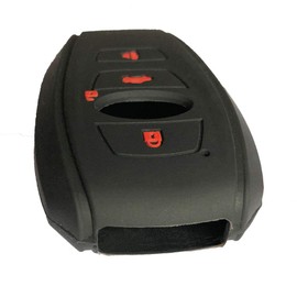 Smart Key Case for Subaru Car Remote Control Key Cover for Levogue Legacy Crosstrek B4 Impreza G4 WRX S4 STI XV Outback Forester BRZ Sumapita-kun and More (Black 2 (Red Button))