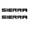 Unbranded For 2007-2020 Sierra Gloss Black 3D Letter Front Side