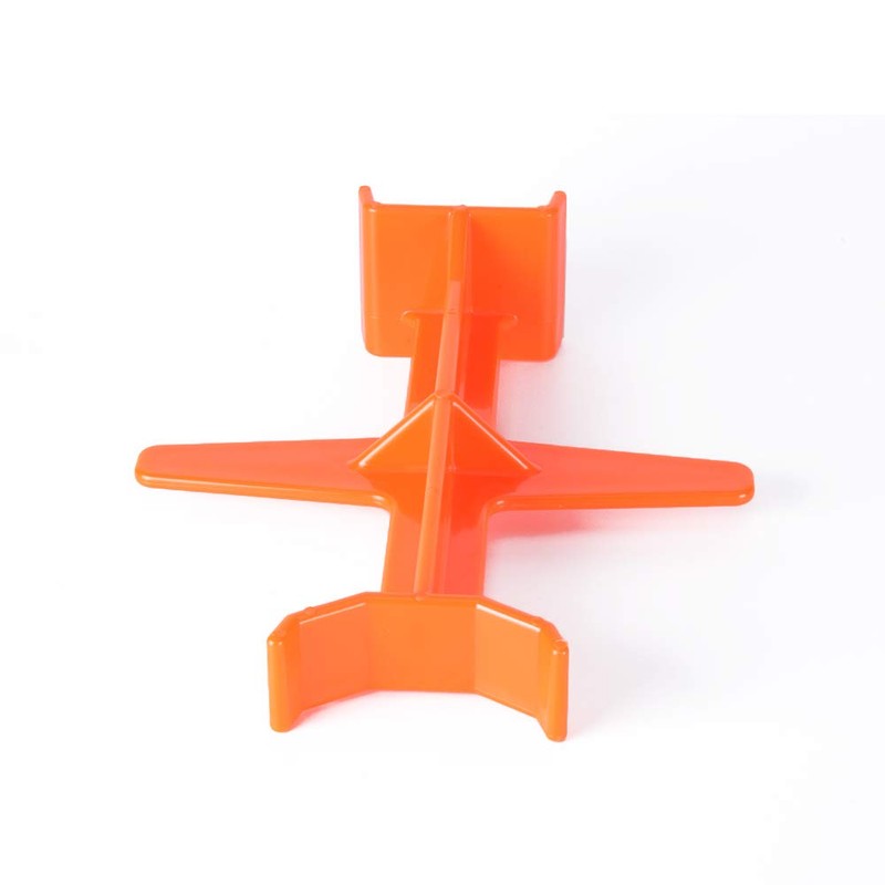 MOTO4U - Soporte para horquilla de bicicleta (25 cm), Anaranjado