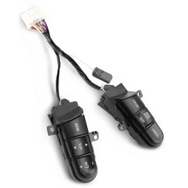 Quaneguzy Steering Wheel Cruise Control Switch Fit for Honda Civic 2006 2007 2008 Replace #36770-SVA-A41 36770-SNA-A12 Green Backlight