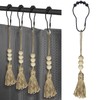 Boho Shower Curtain Rings for Bathroom Decor, Set of 12