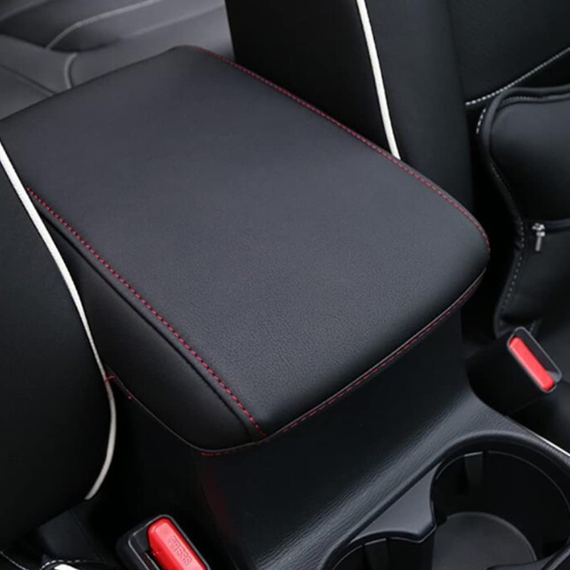 Baceyong Console Cover, Console Cover with Black/Red Stitched Hem Centre