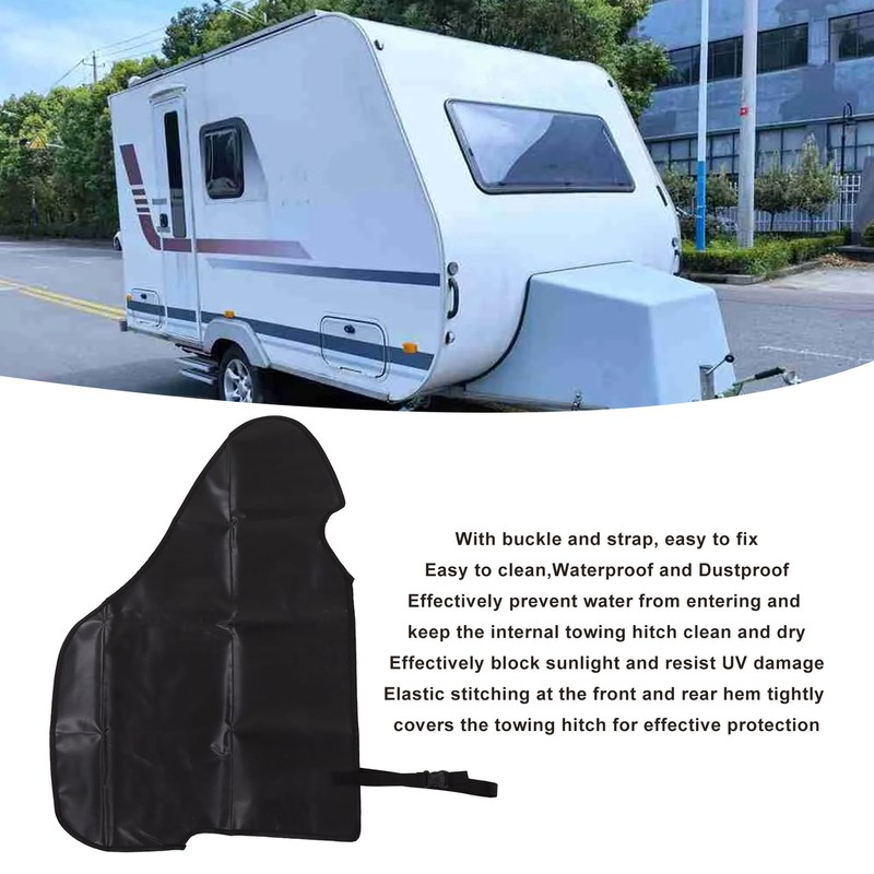 Caravan Towing Hitch Cover Waterproof Dustproof Sun Proof PVC Camper
