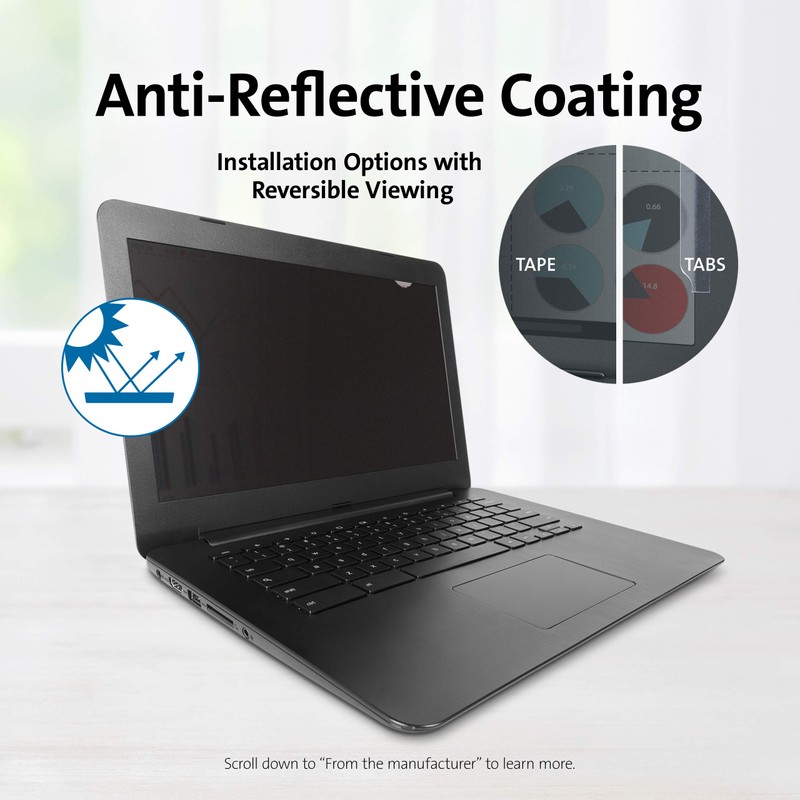 Filtro de Privacidad Kensington para Laptop de 14" 16:9 ,