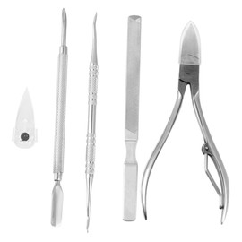 Minkissy Ergonomic Nail Clippers Set 5 Piece Professional Nail Trimmer for Easy Use