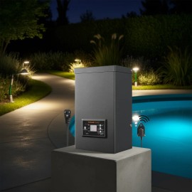600W Low Voltage Transformer 120V AC to 12V AC Outdoor Landscape Lighting Pool Light ETL CertifiedPower: 600 W