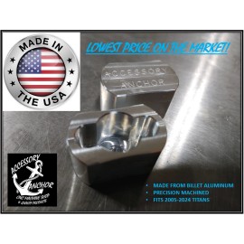Accessory Anchor Billet Aluminum Tailgate Bushing For 2005-2024 Nissan Titans