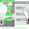 BUBO A19 LED Light Bulbs, 60 Watt Equivalent LED Bulbs,