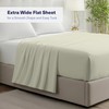 Kickoff Viscose Bamboo Flat Bed Sheet California King Size 100%