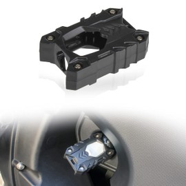 KATIMOTO Sporty Key Shell for Can Am Ryker / Outlander, Black Ignition Key Cover Key Holder Key Case with Hole for Can-Am Ryker / Outlander Accessories (1PCS)