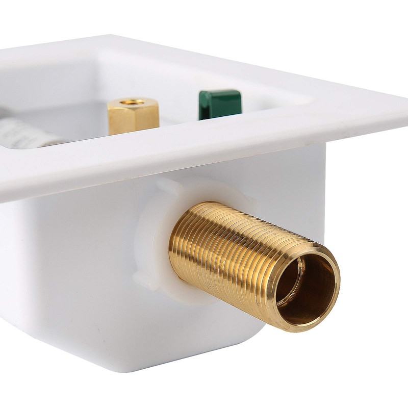 Solimeta Ice Maker Outlet Box with Water Hammer Arrestor MIP