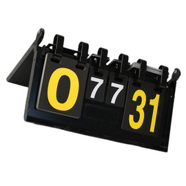 Kisangel Portable Flipping Score Counter Board for Basketball Volleyball Baseball Convenient Sports Scorekeeper Numbers Easy to Clean Scoreboard