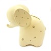 Bambino by Juliana Resin White Elephant & Stars Money Box