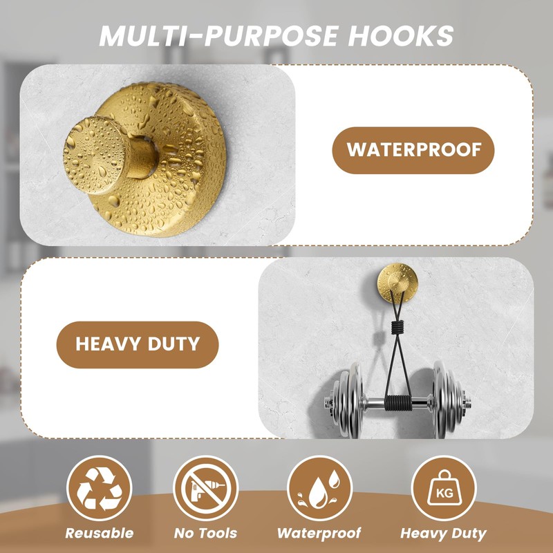 BKV Suction Cup Hooks for Glass Window,Removable Shower Hooks for