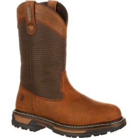 Rocky mens Ry2867 industrial and construction boots, Brown, 10.5 Wide US