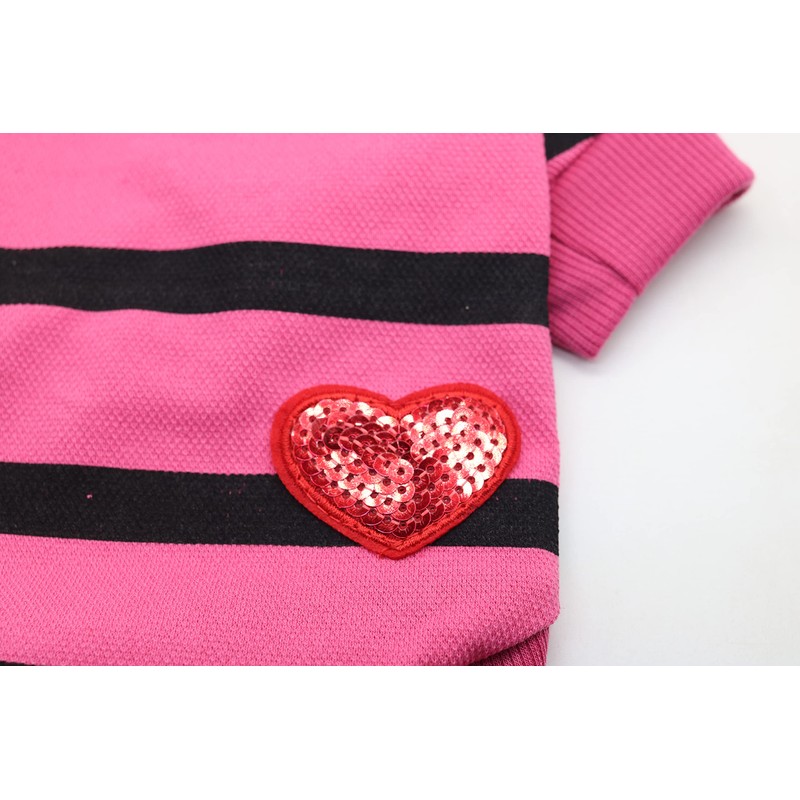 Dog Jumpers Striped T Shirts for Dogs Sweatshirt Pet Clothes