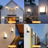 Aoceley Modern Outdoor LED Wall Light,24W 3000K Wall Porch&Patio Light,IP65