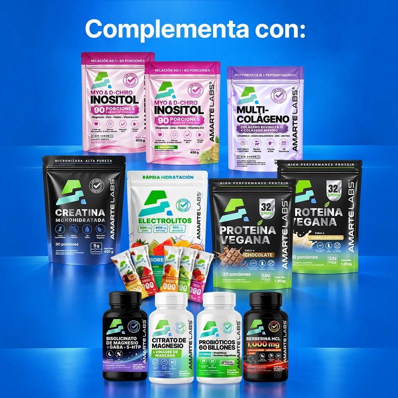Electrolitos Amarte Labs Sin Azúcar 5 Sabores