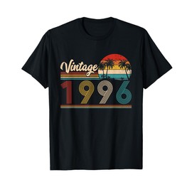30th Birthday Gifts Vintage 1996 Funny 30 Years Old Retro T-Shirt