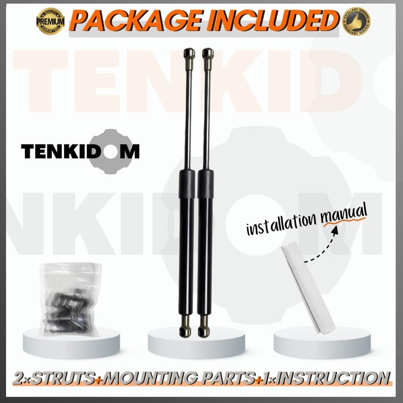 TENKIDOM Pickup Tailgate Assists Compatible with Toyota N400 Tacoma 2024-present