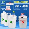 DupakSYS 2 Pack 5 Gallon Pump Dispenser 38-400 1 oz
