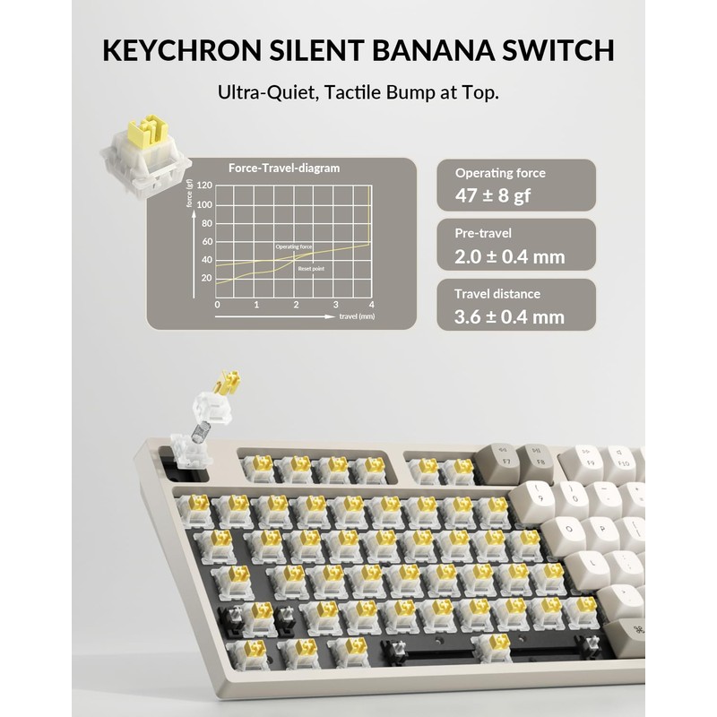 Keychron C2 Pro Wired Mechanical Keyboard with 8K Hz Polling