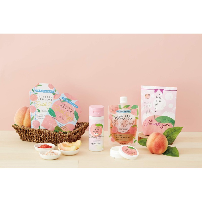 Global Product Planning Peach Fragrant Moisturizing Balm from Yamanashi Prefecture