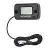 Digital Tach Hour Gauge LCD Display IP68 Waterproof 0‑999999H 0‑30000RPM