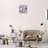 Wall Clock Industrial Style Silent Quartz Movement Density Board Large