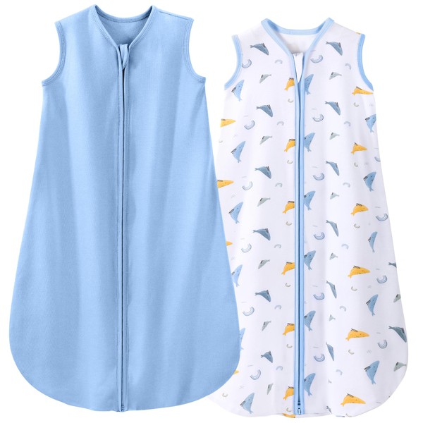 Yoofoss Baby Sleeping Bag 0-6 Months 2 pack 100% Cotton
