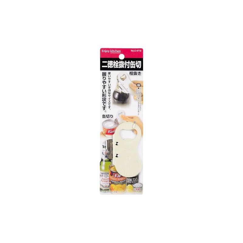 Pearl Metal Enjoy KITCHEN Can Opener with Nitoku Bottle Opener