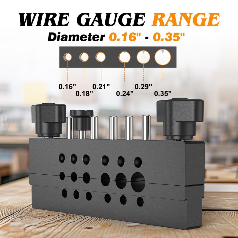 Split-Type Scrap Copper Wire Stripper Machine Kit with 6 Tungsten