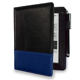 AFesar Case Compatible with Kobo Aura Edition 1 Model N514 eReader Book Style Leather Cover for Rakuten Aura 6 inch 2013 (Black)