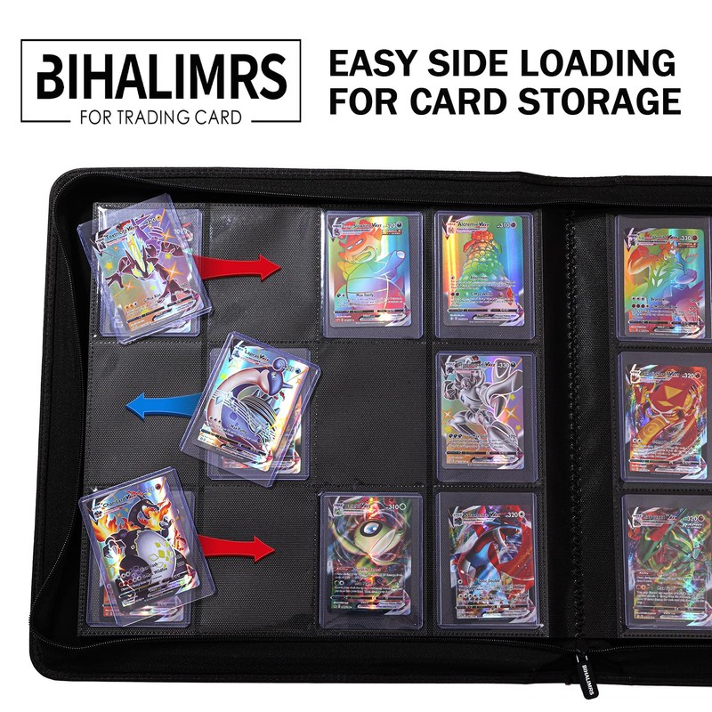Bihalimrs Toploader Binder | Holds ３８４ Toploaders | 2４ Toploaders