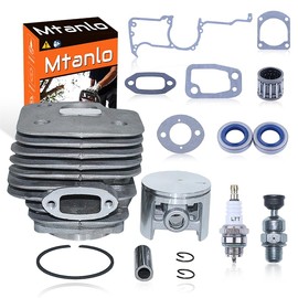 Mtanlo 52Mm Big Bore Top Engine End Cylinder Kit For Husqvarna 272 272K 272Xp 272S 268 268S 268K Chainsaw 503 75 81 72