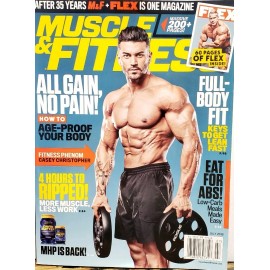Muscle & Fitness July 2018 Casey Christopher Low Carb Meals FREE SHIPPING CB