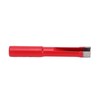 5Pcs Saw Bit Set FlatTooth Diamond Particles Red Coated Drill